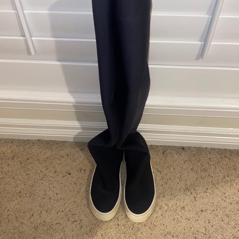 Rick Owens Drkshadow thigh high boots